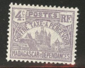 Madagascar Malagasy Scott J9 MH* Postage due similar center