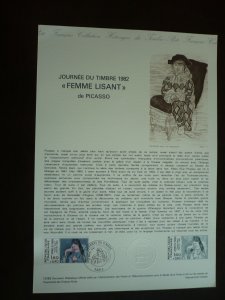 Stamps - France - Scott# B547 - Used First Day Issue - History of the Stamp