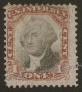 USA 3rd Issue Revenue Scott R134 1c Washington Used 108115