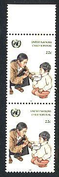 U.N NEW YORK #466-467  MINT VF NH