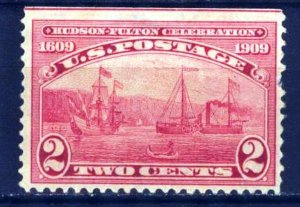 United States USA 1909 Hudson - Fulton Celebration Ships Sc. 372 Mint no gum