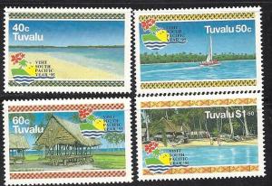 Tuvalu.  MNH. Visit South Pacific Year . SC 693-96