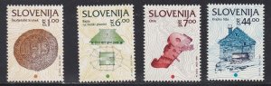 Slovenia # 153, 156, 157 & 162, Architecture & Others, NH, 1/3 Cat.
