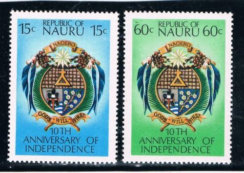 Nauru 159-60 Set MNH (N0080)