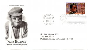 FDC 2004 SC #3871 James Baldwin - New York, Ny - Single - J3191