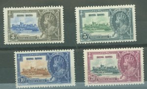 Hong Kong #147-150 Mint (NH) Single (Complete Set) (Jubilee) (King)