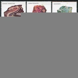 ZAMBIA 1982 - Scott# 258-62 Minerals Set of 5 NH