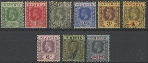 Nigeria 1-9 * mint and used cv $67 (2106 327)