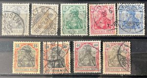 Germany #65c-73 Used- SCV=$9.40*
