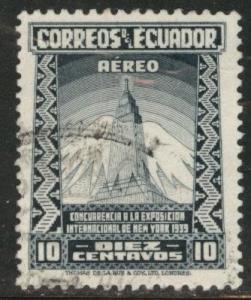 Ecuador Scott C82 used airmail  stamp  1939 