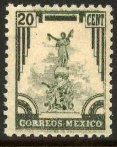 MEXICO 796 20cts 1934 Definitive Wmk S.H.C.P. MNH