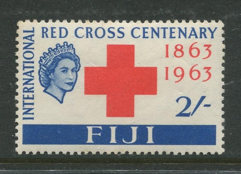 Fiji - Scott 204 - Red Cross Issue 1963 - MVLH - Single 2/- Stamp