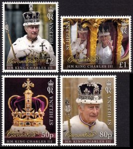 ST HELENA 2023 CORONATION KING CHARLES III ROYAL