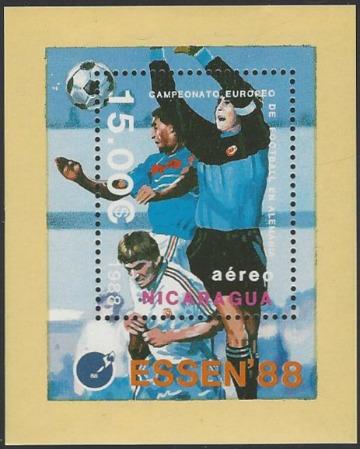 Nicaragua #1700 MNH Souvenir Sheet Soccer