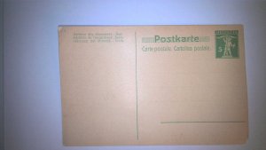 SWITZERLAND POSTAL CARD MINT ENTIRE