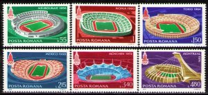 Romania 1979 MNH Stamps Scott 2862-2867 Sport Olympic Games Stadium