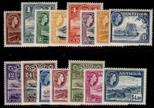 ANTIGUA QEII SG120a-134, 1953-62 complete set, M MINT. Cat £95.