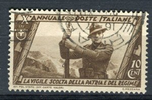 ITALY; 1932 early Fascist March Anniv. fine used 10c. value