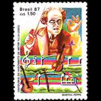 BRAZIL 1986 - Scott# 2095 Conductor Lobos Set of 1 NH