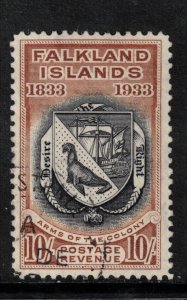 Falkland Islands #75 (SG #137) Very Fine Used With Light Port Stanley CDS PS.1B