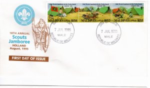 Maldives 1995 Sc 2081a-c FDC