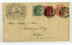 Great Britain 1902 Advertising Corner Card Silversmiths Cover