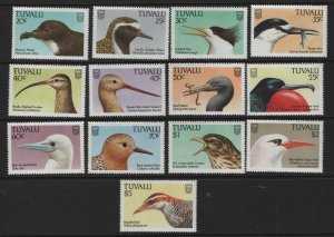 TUVALU, 472-484, (13)SHORT SET, MNH, 1988, BIRDS