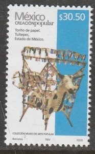 MEXICO 2505l, $30.50P POPULAR ARTIFACTS 2020. MINT, NH. VF.
