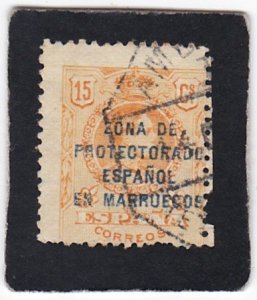 Spanish  Morocco,  #  65    used