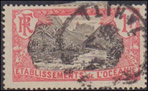 French Polynesia #49, Incomplete Set, 1913-1930, Used