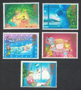 Great Britain Christmas 5v 1987 MNH SC#1196-1200 SG#1375-1379