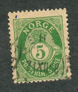 Norway #50 used single