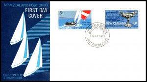 New Zealand 471-472 America's Cup U/A FDC