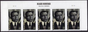 Scott #4464 Oscar Micheaux (Black Heritage) Plate Block of 5 Stamps - MNH