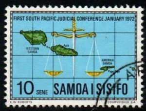 SAMOA SG377 1972 FIRST SOUTH PACIFIC JUDICIAL CONFERENCE  USED