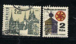 Czechoslovakia 1651,1735   used 1971-72 PD