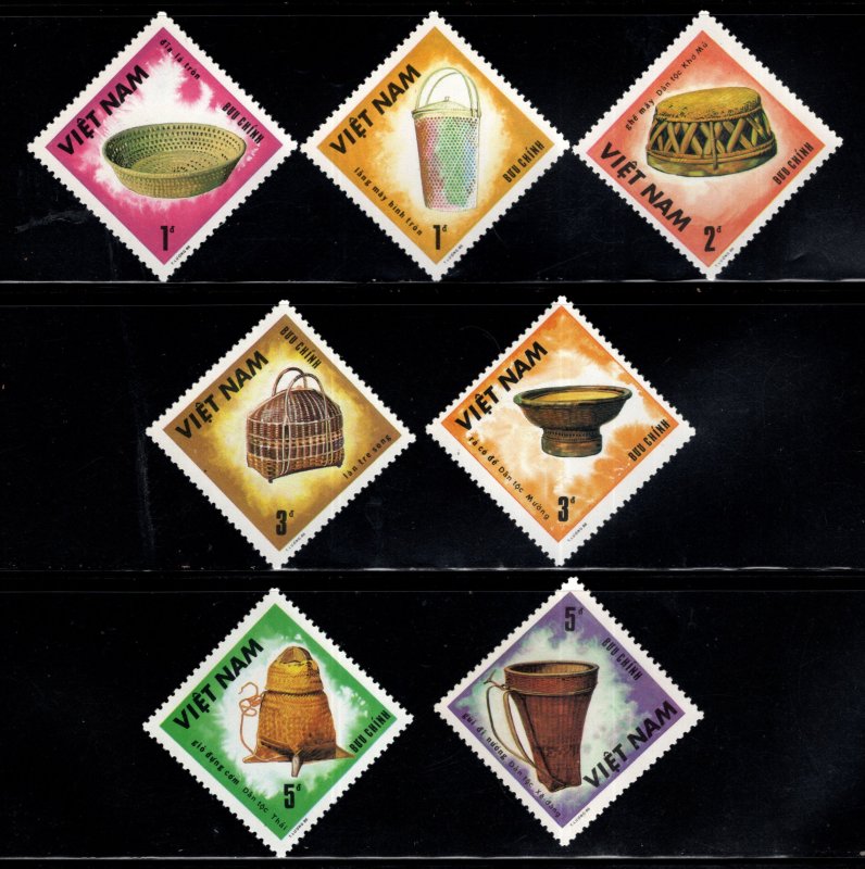 Unified Viet Nam Scott 1715-1721 Handicraft stamp set