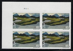 Catalog # C149 Plate Block of 4 Glacier National Park Montana MT Air Mail