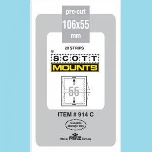 Scott Mounts Clear 106/55, (pak 20)(00914C)*