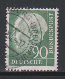 Germany,  90pf Pres. Heuss (SC# 718) Used