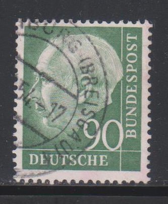 Germany,  90pf Pres. Heuss (SC# 718) Used