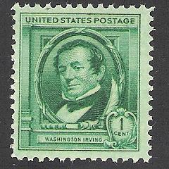 US Cat # 859, W. Irving, MNH 