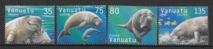 VANUATU SG886/9 2002 DUGONG  MNH