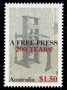 Australia 2024 A Free Press - 200 Years MNH