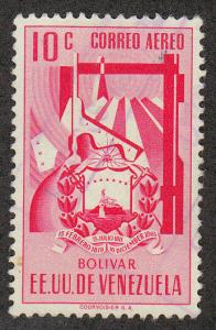 Venezuela Arms of Bolivar (Scott #C420) Used 