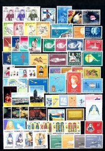 Netherlands Antillen - Antilles Complet MNH collection 1960 -1969