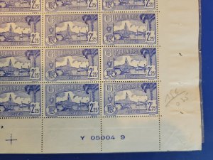 Guadeloupe #132* NH  Full sheet of 75  CV $93.75+