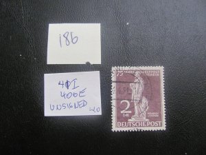 Berlin 1949 Used MI.41I VARIETY VF 400 EUROS (186) see description