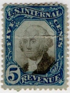 Scott R107 George Washington, Revenue Stamp - Used