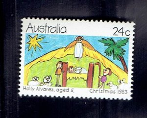 AUSTRALIA SCOTT#882 1983 24c CHRISTMAS -MNH
